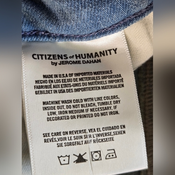 Citizens of Humanity High Rise Cigarette Ankle Light Wash Jeans Size 27 - Picture 11 of 16